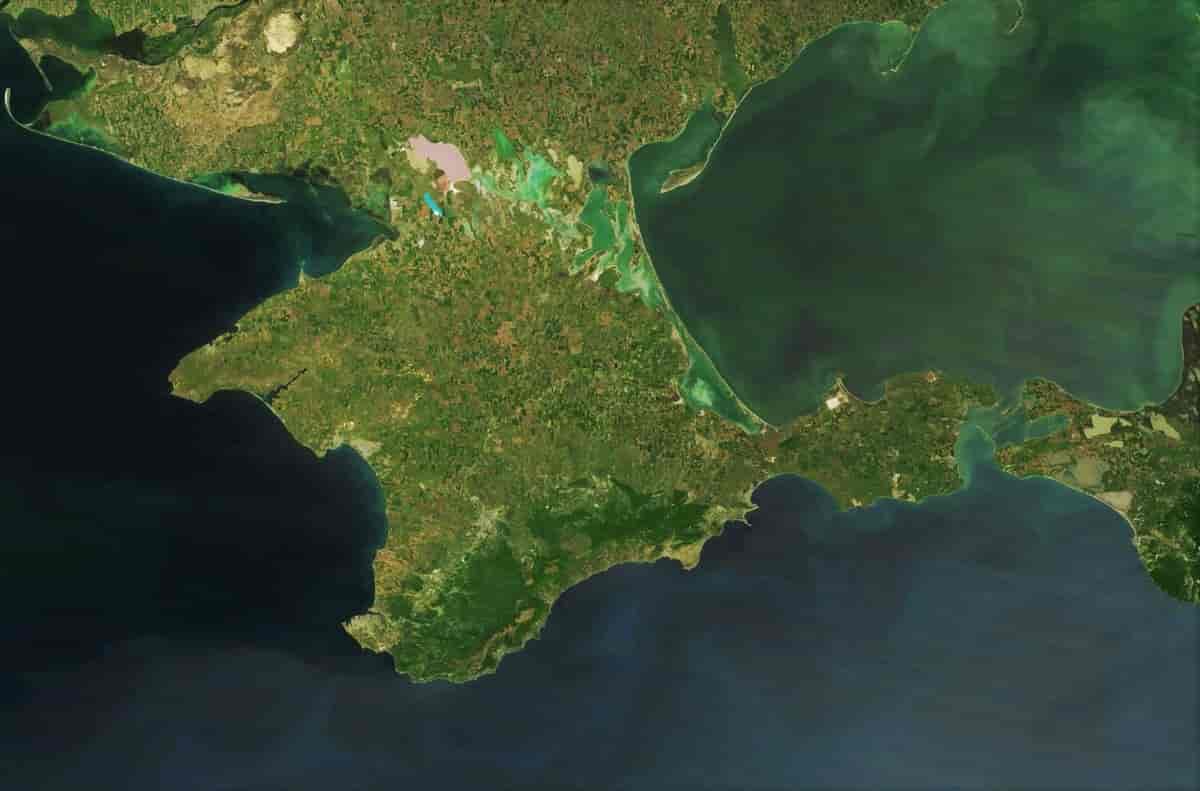 Krim-halvøya fra luften