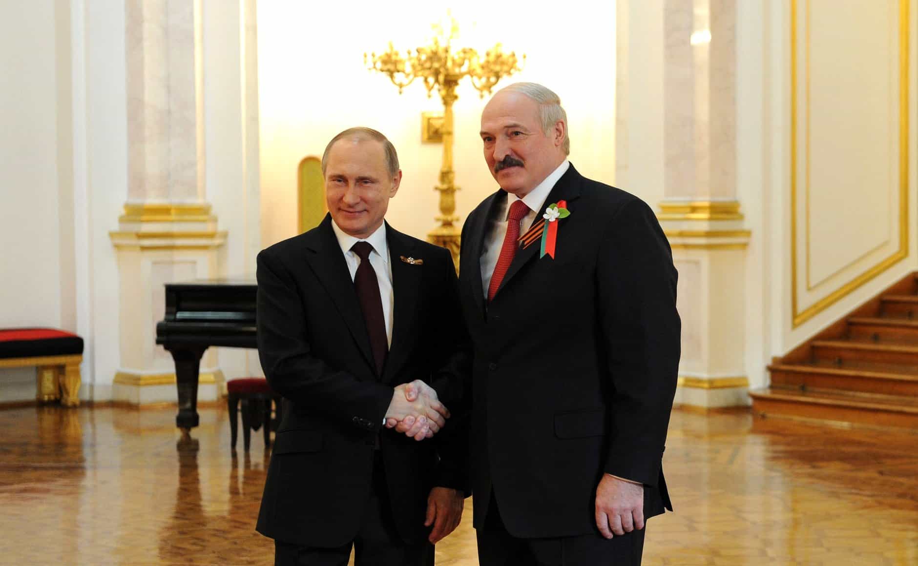 Putin og Lukasjenko