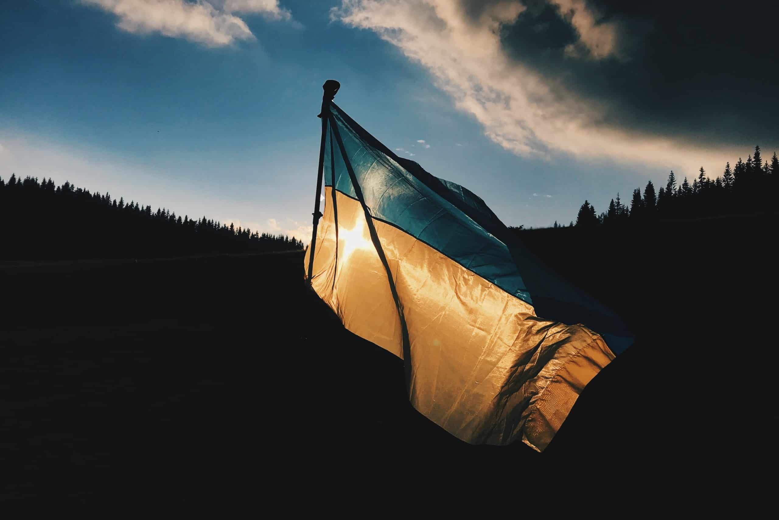 Flagget til Ukrainia
