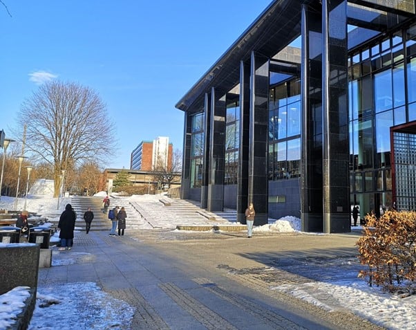 En bygning på Universitetet i Oslo