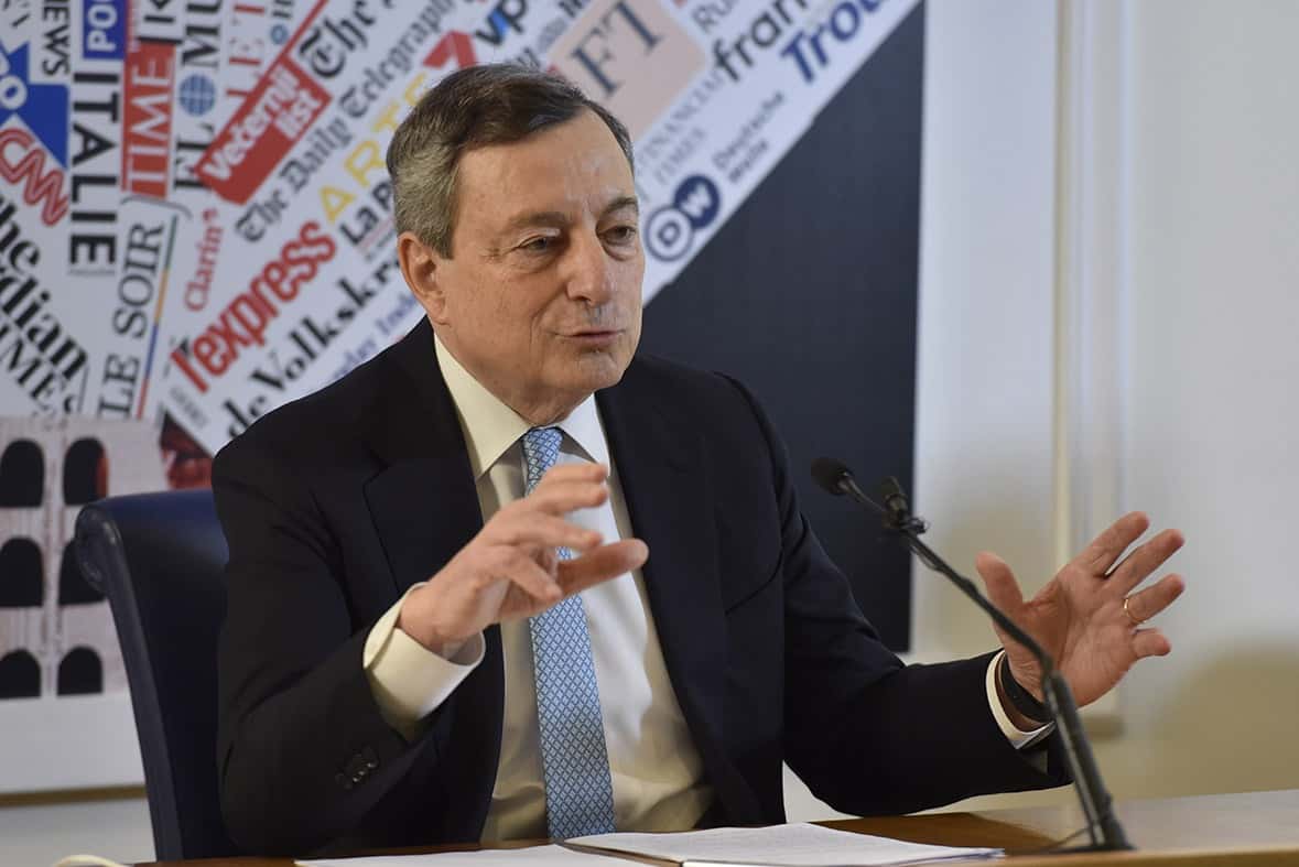 Den italienske statsministeren Mario Draghi