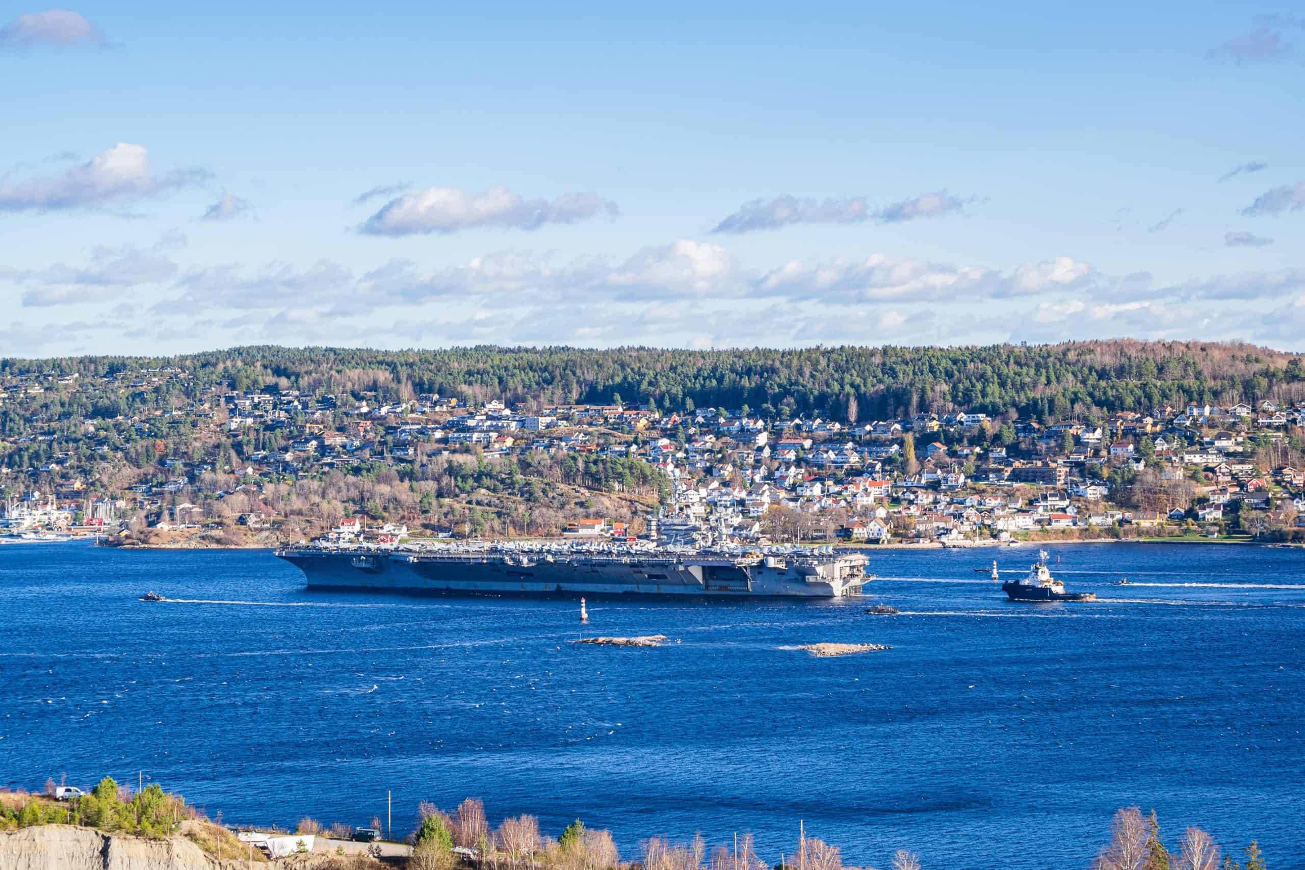 Aircraft,Carrier,Uss,Harry,S.,Truman,On,A,Visit,In